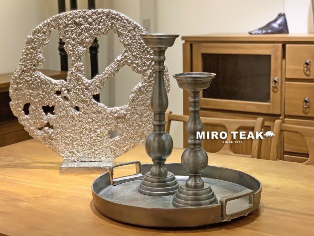 家飾擺設｜原鎳飾品-月球表面｜米羅柚木家居