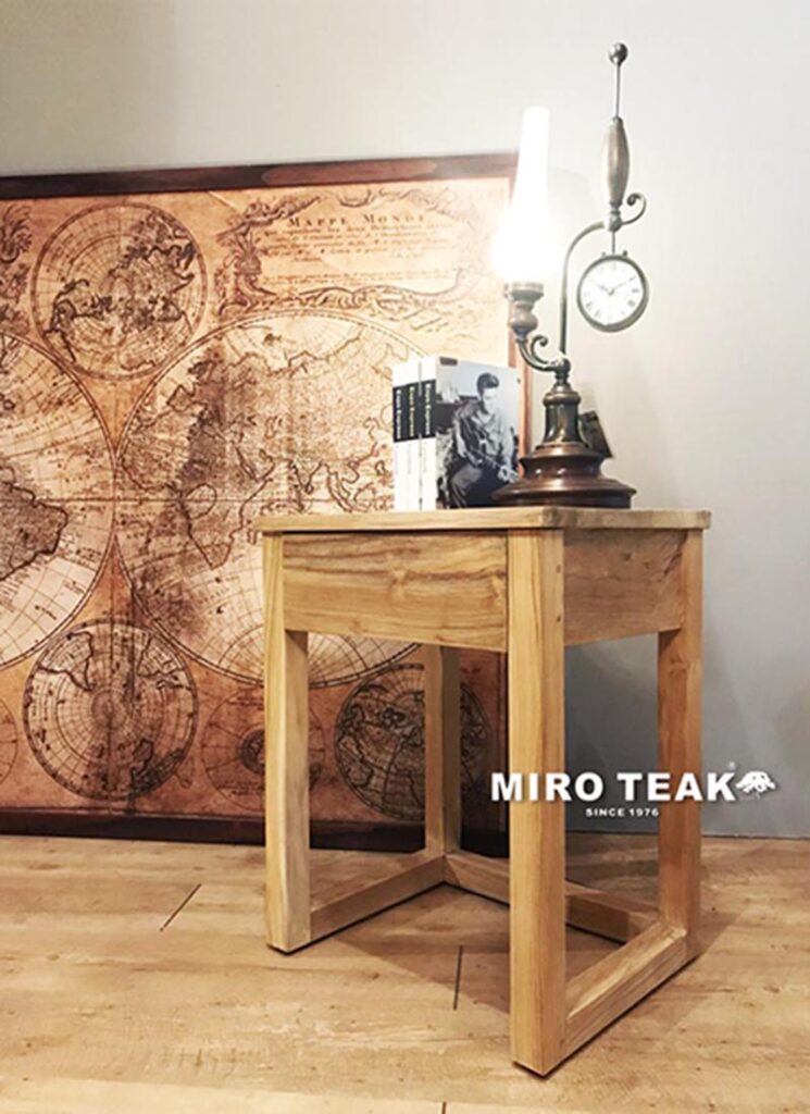 原木家具｜ㄇ型一抽邊櫃｜米羅柚木家居