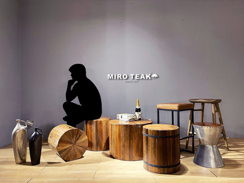 柚木吧台椅｜WINE吧檯椅｜米羅柚木家居