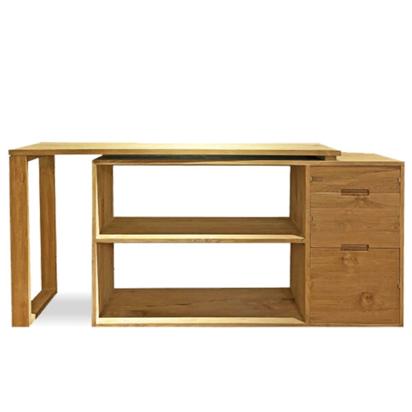 柚木家具｜亞伯伸縮工作台｜米羅柚木家居